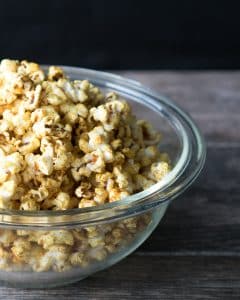 Sweet and Salty Curry Popcorn Side