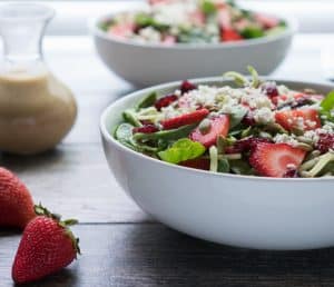 Strawberry Pepita Salad Table