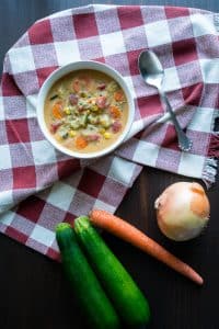 Creamy Vegetable Soup Top
