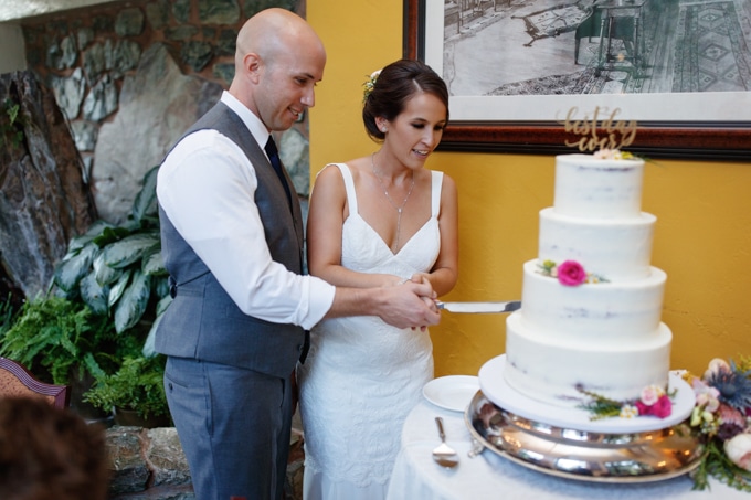 Wedding Cake // The Majestic Yosemite Hotel - photo by Steve Dutcher Photography